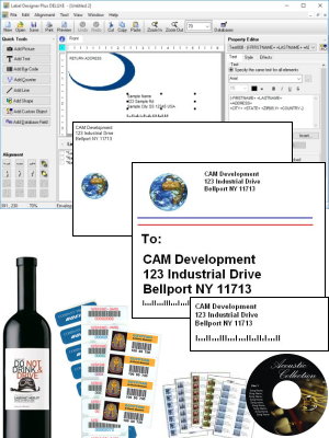 label and envelope software for address shipping cd dvd file folder bottle labels, envelopes, post cards